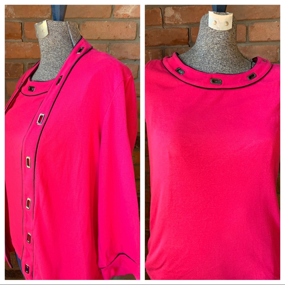 Rafaella Tank with matching Cardigan
